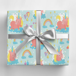 Magic Unicorn Rainbow Presentpapper