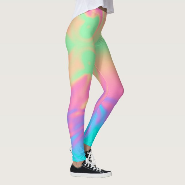 Magic Unicorn Rosa Blue Leggings (Höger)