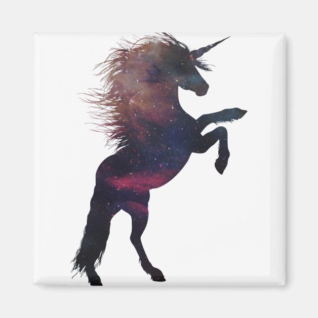 Magic Unicorn Space Nebula Magnet (Framsidan)