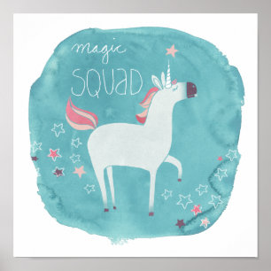 Magic Unicorn Squad Poster