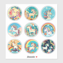 Magic Unicorn Stickers