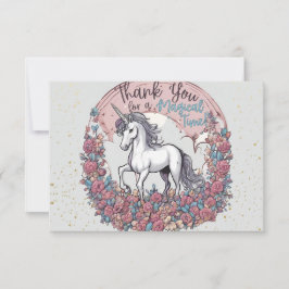 Magic Unicorn - tackkort Tack Kort