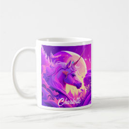Magic Unicorn under Moonlight Kaffemugg