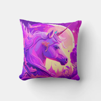 Magic Unicorn under Moonlight Kudde