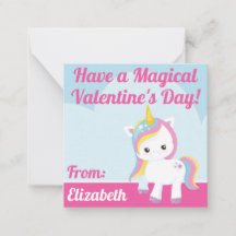 Magic Unicorn Valentines Classroom