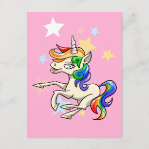 Magic Unicorn Vykort