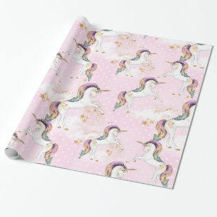 Magic Unicorn Wrapping Papper Presentpapper