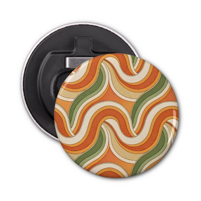 Magic Vågar Mönster Flasköppnare (Framsidan)