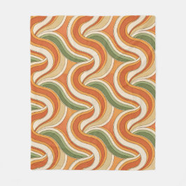 Magic Vågar Mönster Fleecefilt