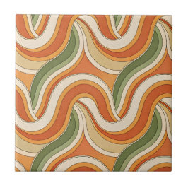 Magic Vågar Mönster Kakelplatta