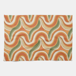 Magic Vågar Mönster Kökshandduk