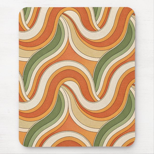 Magic Vågar Mönster Musmatta (Framsidan)