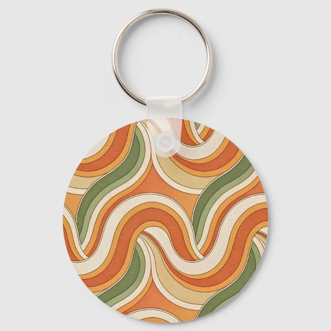 Magic Vågar Mönster Nyckelring (Framsida)