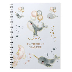 Magic Valales balloons monogram söt Anteckningsbok
