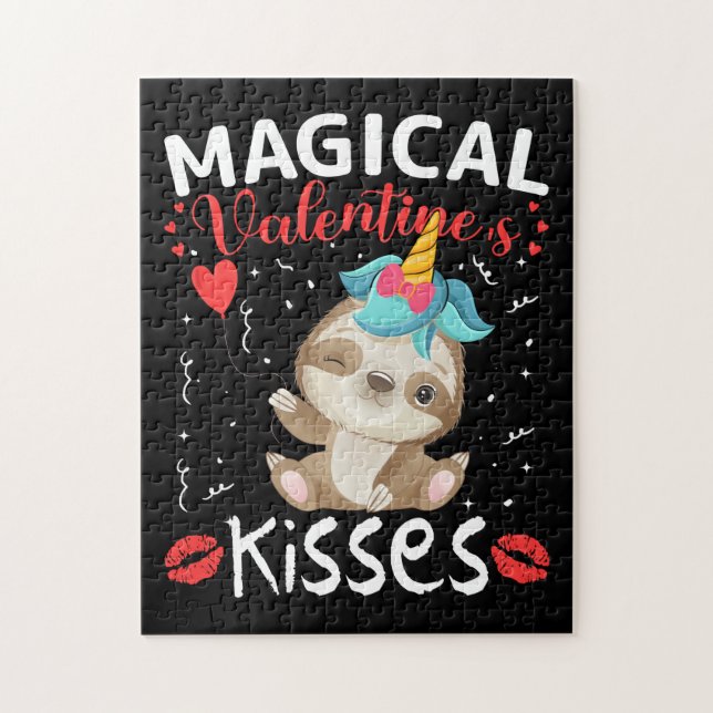Magic Valentines Kisses Pussel (Vertikal)