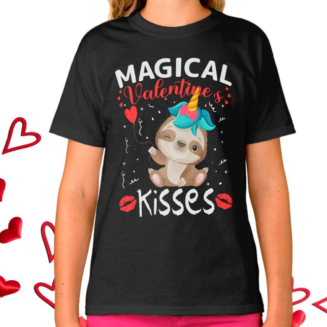 Magic Valentines Kisses T Shirt (Skapare uppladdad)
