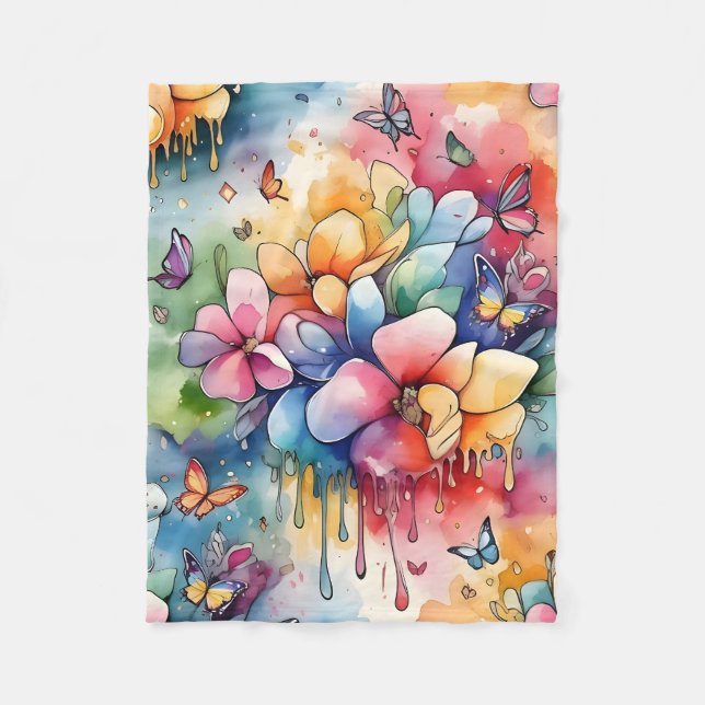 "Magic Vignette Noel" Fleecefilt (Framsidan)