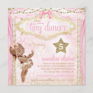 Magic Vintage Tiny Dancer African Inbjudningar