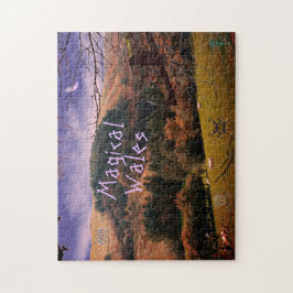 Magic Wales Pennant Valley Myasty Symbol Raven Pussel