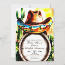 Magic Western Hat Cowboy Baby Shower