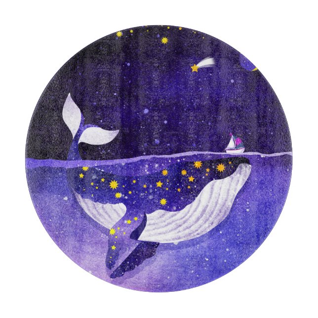 Magic Whale: Mörk Ocean Night (Framsidan)