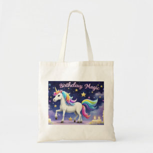 Magic Whimsical unicorn to bag regbobow Tygkasse