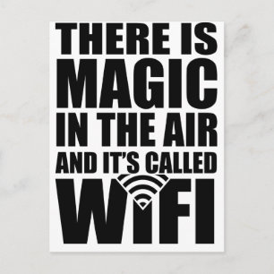 Magic wifi vykort