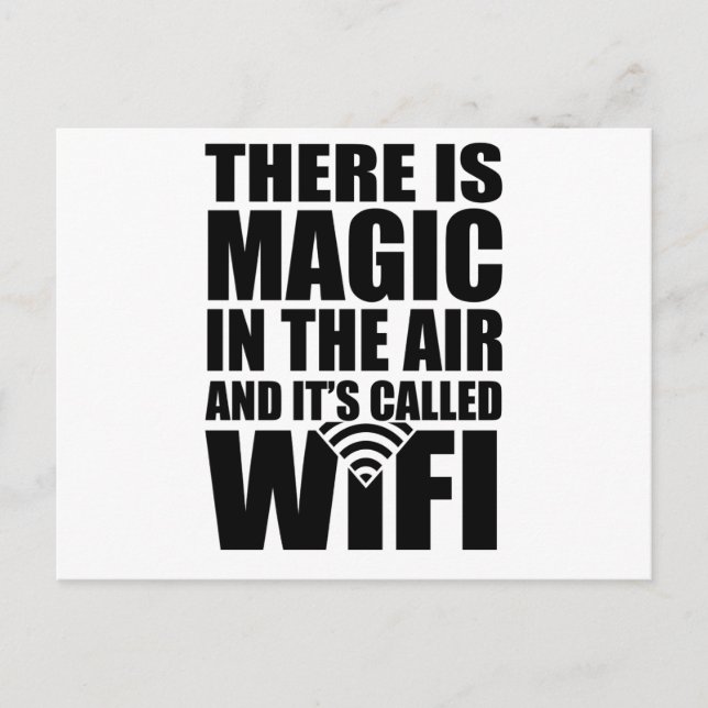 Magic wifi vykort (Framsida)