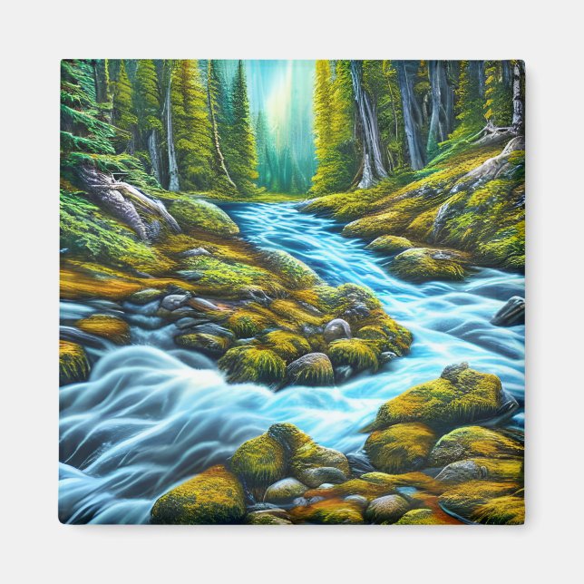 Magic Wilderness Bubbling Brook Magnet (Framsidan)