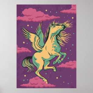 Magic Winged Horse Poster