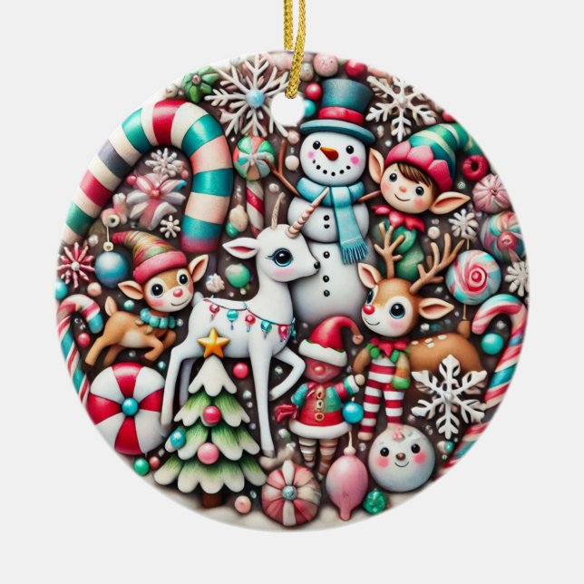 Magic Winter Wonderland jul Ornament - Fai (Framsidan)