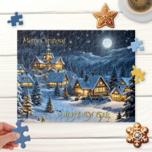 Magic Winter Wonderland jul Puzzle