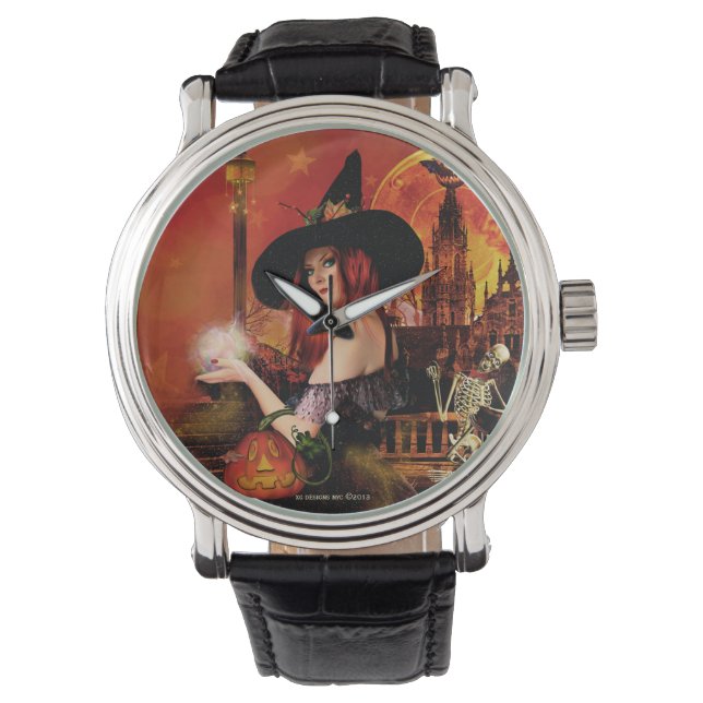 Magic Witch Art Wrist Watch Armbandsur (Framsida)