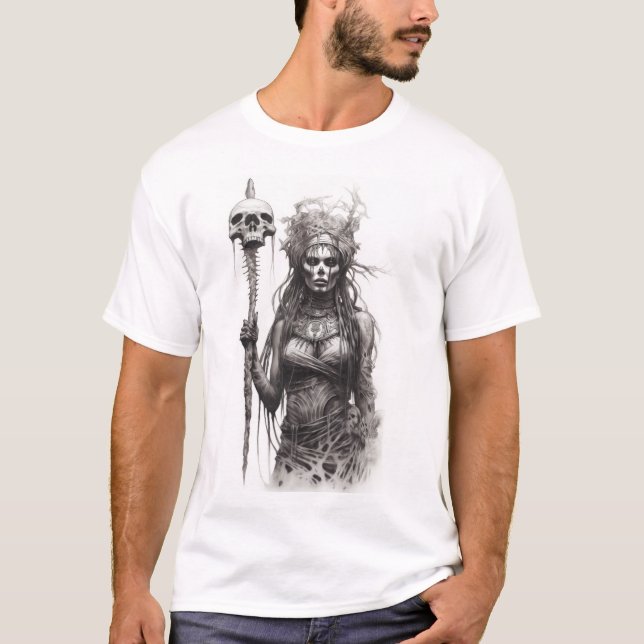 Magic Witch Doktor Stoltskjorta T-shirt (Framsida)