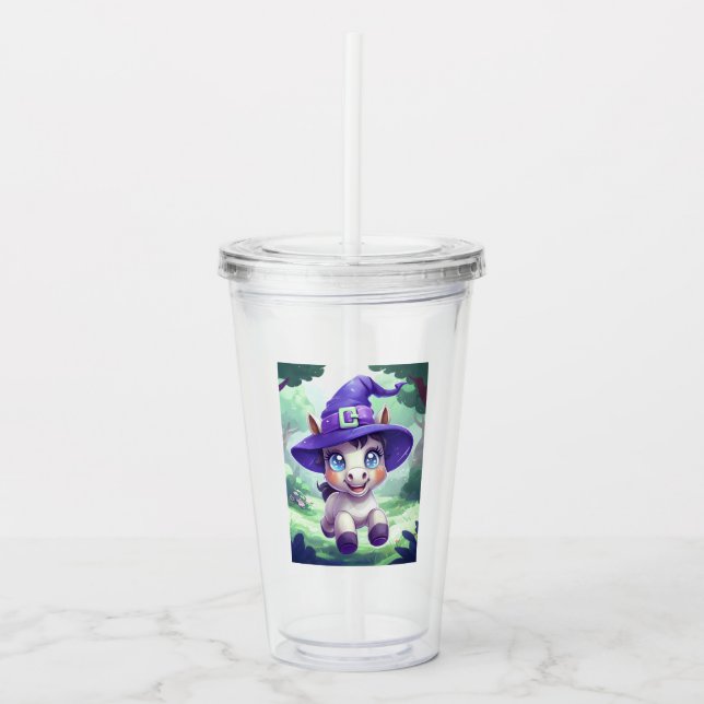 Magic Witch Pony Fantasy Take Away Mugg (Framsida)