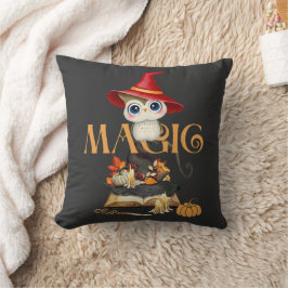 Magic Witch Uggla Fall ThLED-Personlig Kudde