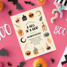 Magic Witches Potions Halloween Cocktails Party