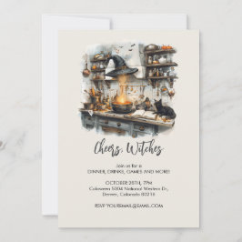 Magic Witch's Kitchen, Halloween Inbjudningar