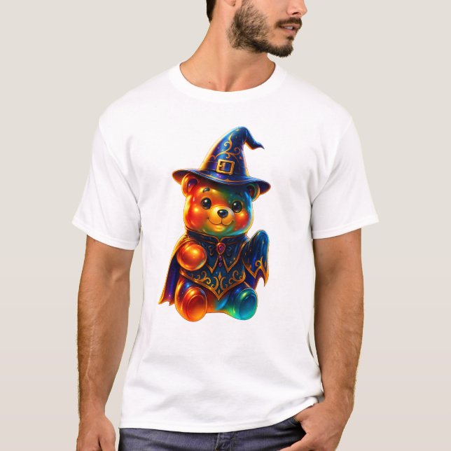 Magic Wizard Bear T-Shirt (Framsida)
