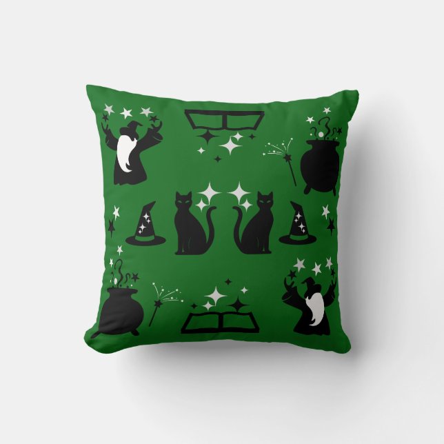 Magic Wizard Home Decor Kudde (Framsida)