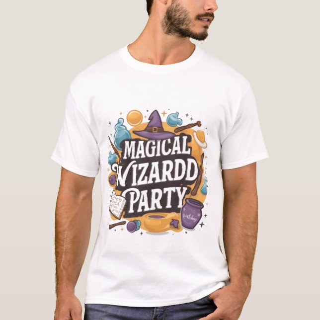 Magic Wizard Party T Shirt (Framsida)