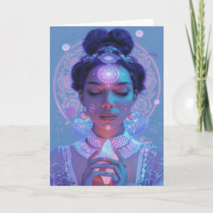 *~* Magic Woman SC4 Esoteric Rosa Mandalas Blank Tack Kort