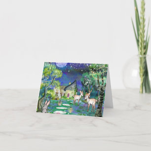 Magic Woodland Animals and Cottage Tack Kort