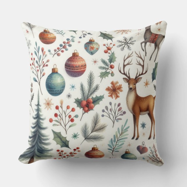 Magic Woodland jul Kudde (Framsida)