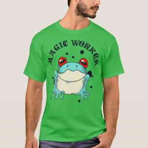 Magic Worker Frog Psychedelic Animal T Shirt