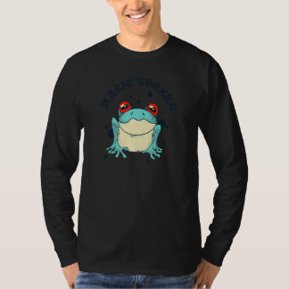 Magic Worker Frog Psychedelic Animal T Shirt