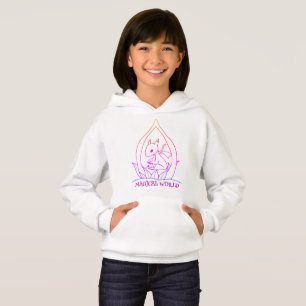 Magic World Kids Hoodie - Cute Fantasy Animal De T Shirt