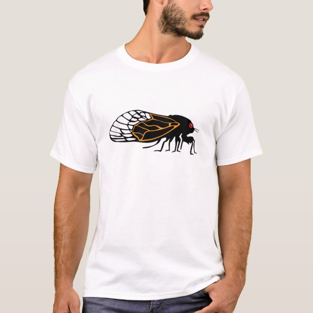 Magicada - cikada - Cigale - sommarrykte T-shirt (Framsida)