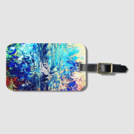 magical artistic ethereal Abstract Monogram Bagagebricka