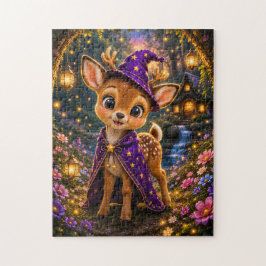 Magical Baby Deer Wizard Jigsaw Puzzle Pussel